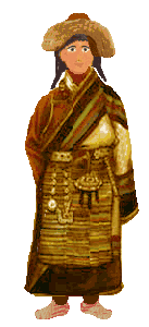 v�tement traditionnel tib�tain r�gion U-tsang
