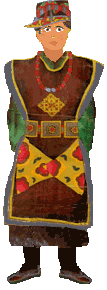 v�tement traditionnel tib�tain r�gion U-tsang